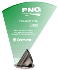 Premio al Emprendimiento otorgado por el Fondo Nacional de Garantas 2008
